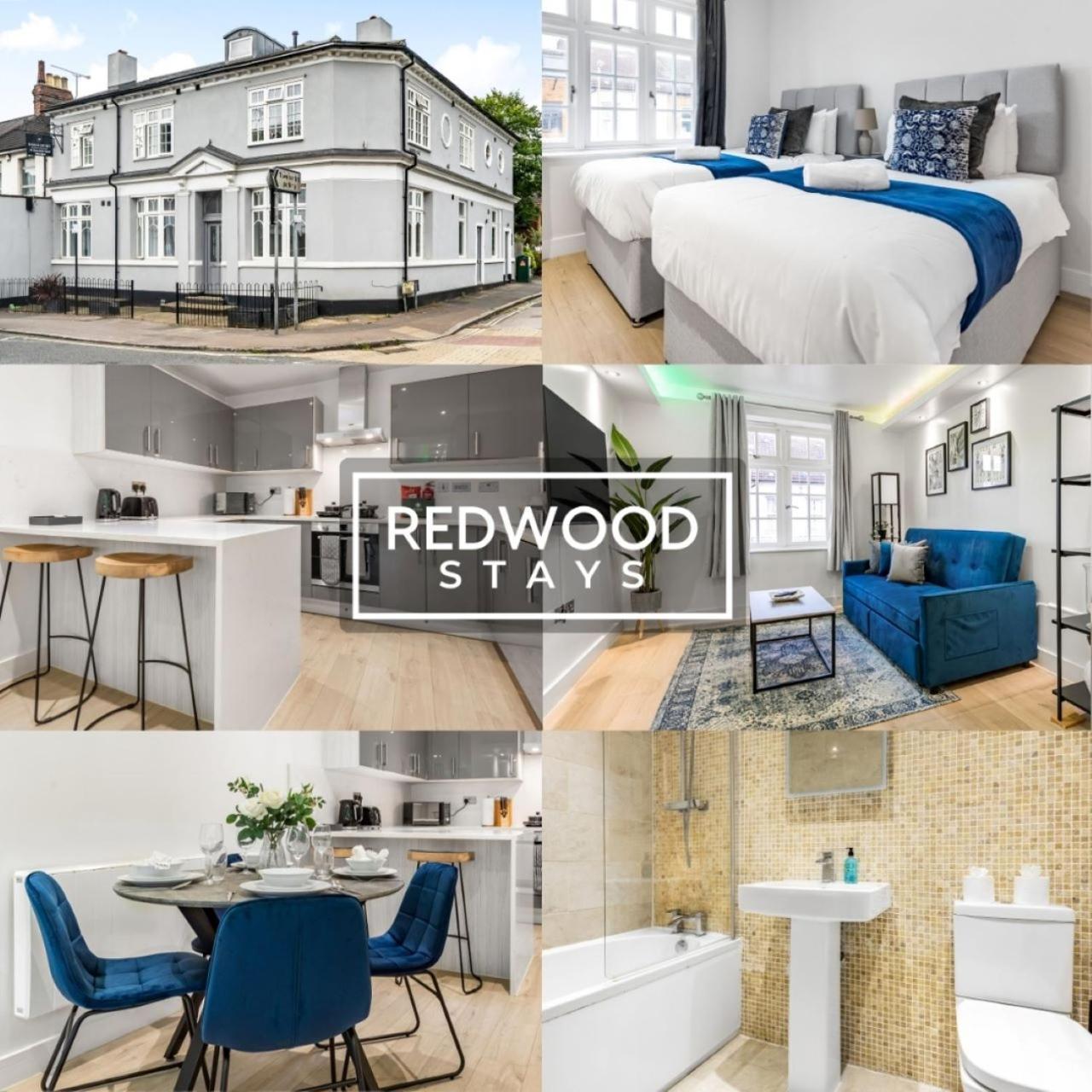 1 Bed 1 Bath Town Center Apartments For Corporates & Contractors, Wifi, Netflix And Parking On Selected Units By Redwood Stays Aldershot Esterno foto