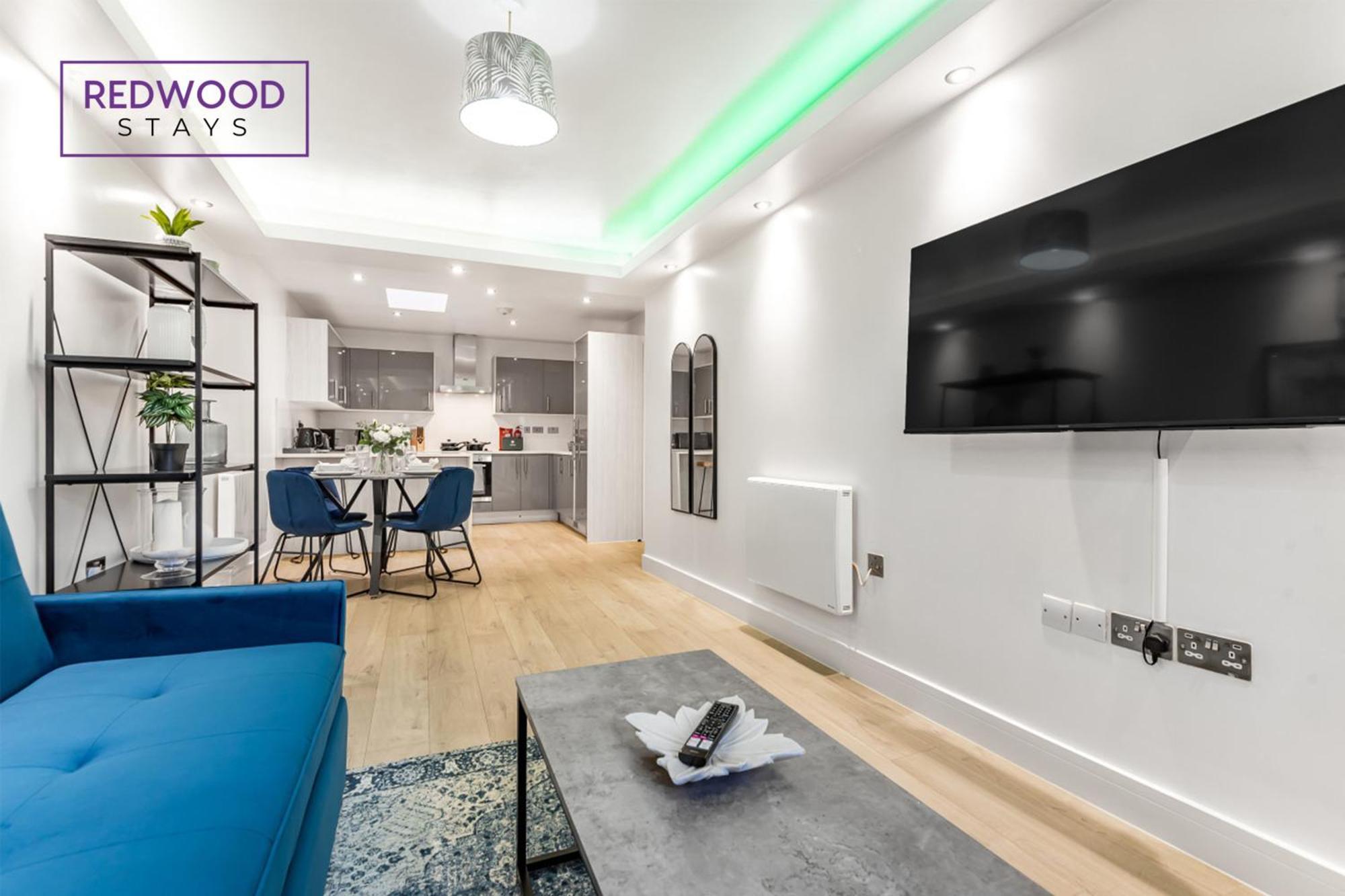 1 Bed 1 Bath Town Center Apartments For Corporates & Contractors, Wifi, Netflix And Parking On Selected Units By Redwood Stays Aldershot Esterno foto