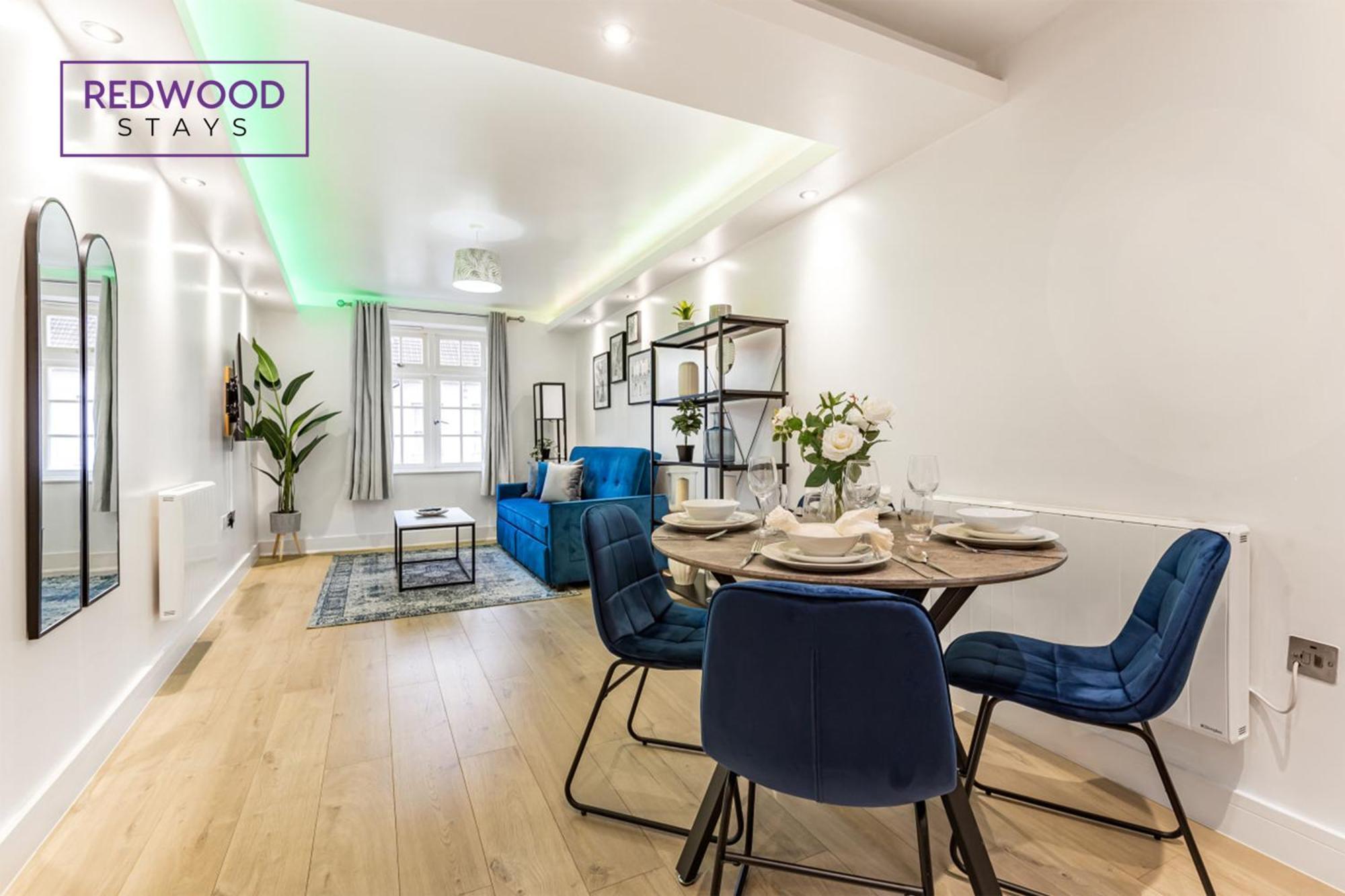 1 Bed 1 Bath Town Center Apartments For Corporates & Contractors, Wifi, Netflix And Parking On Selected Units By Redwood Stays Aldershot Esterno foto