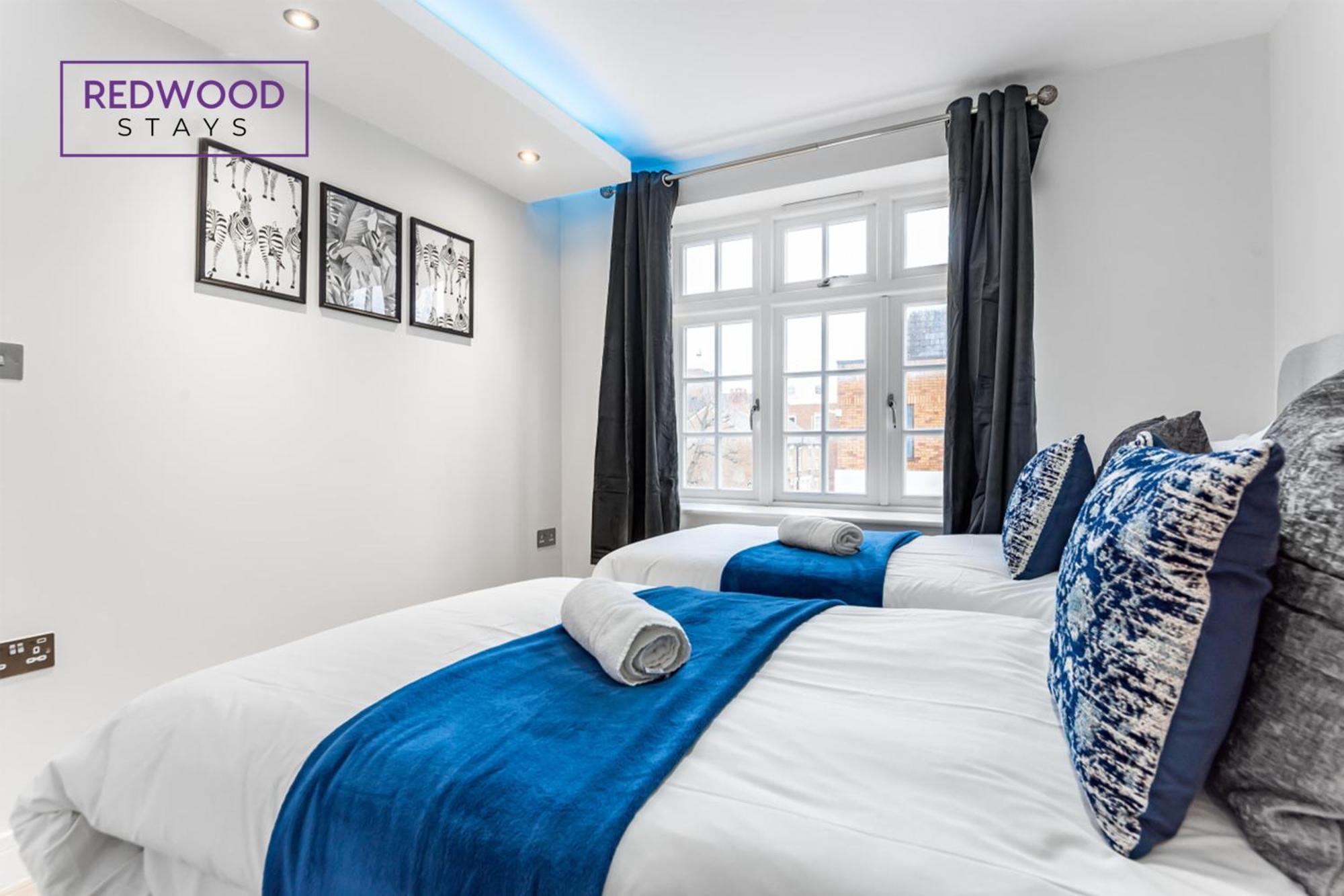 1 Bed 1 Bath Town Center Apartments For Corporates & Contractors, Wifi, Netflix And Parking On Selected Units By Redwood Stays Aldershot Esterno foto