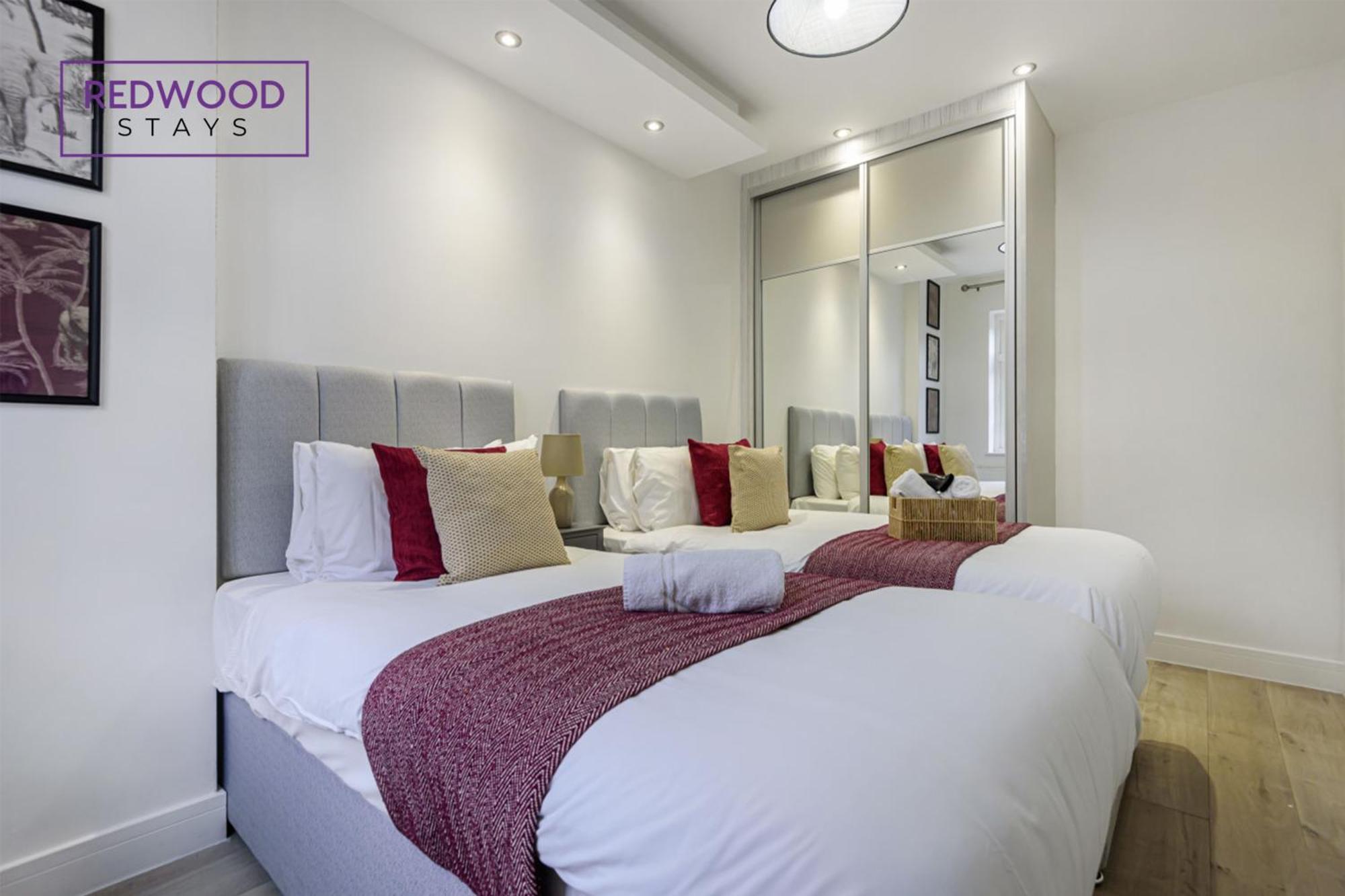 1 Bed 1 Bath Town Center Apartments For Corporates & Contractors, Wifi, Netflix And Parking On Selected Units By Redwood Stays Aldershot Esterno foto